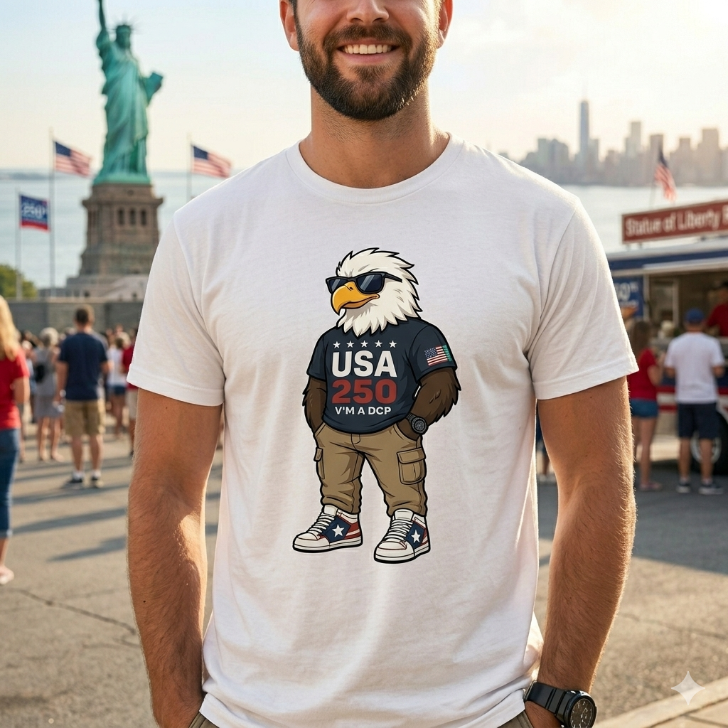 Wildwear Character T-Shirt - USA 250th Anniversary Edition