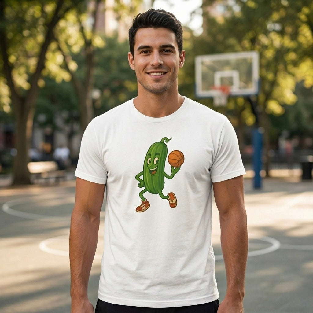 Veggie Character T-Shirt – Cucumber Edition