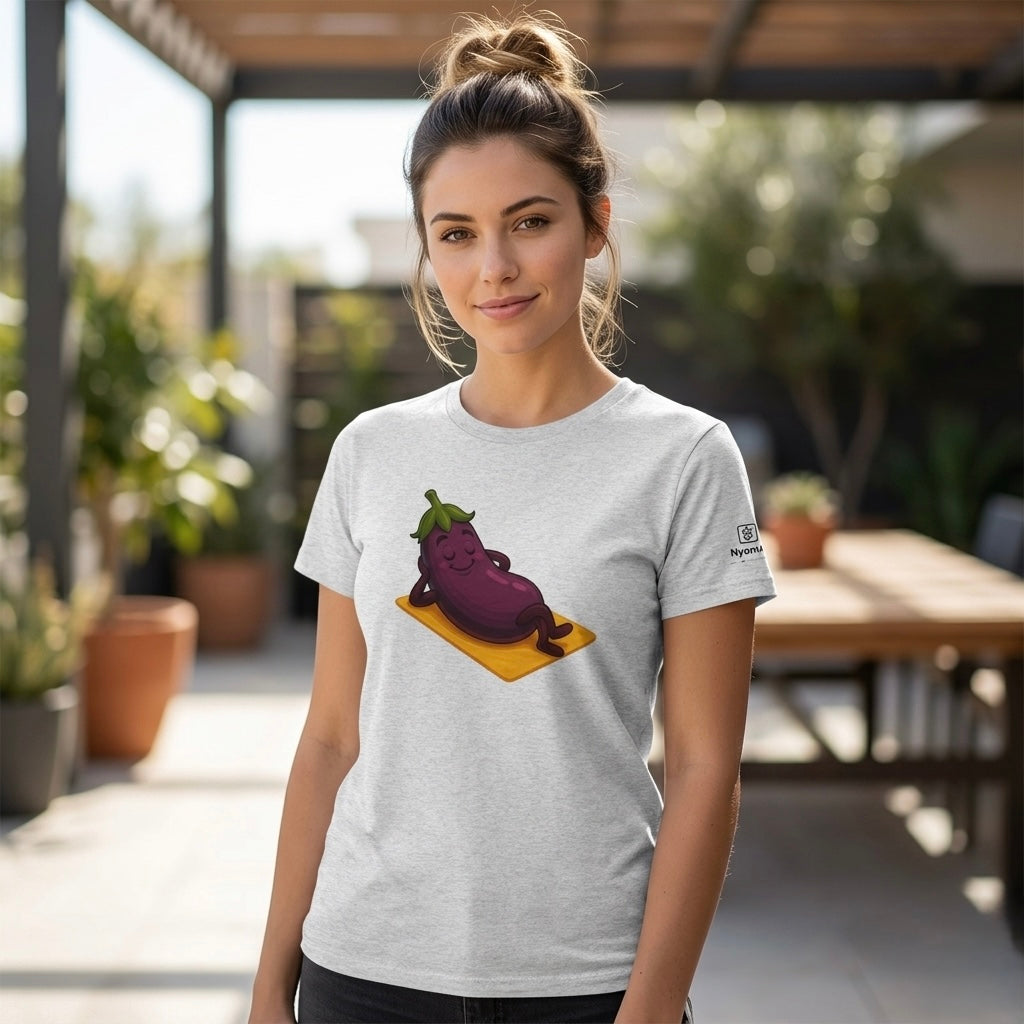 Aubergine Tan T-Shirt