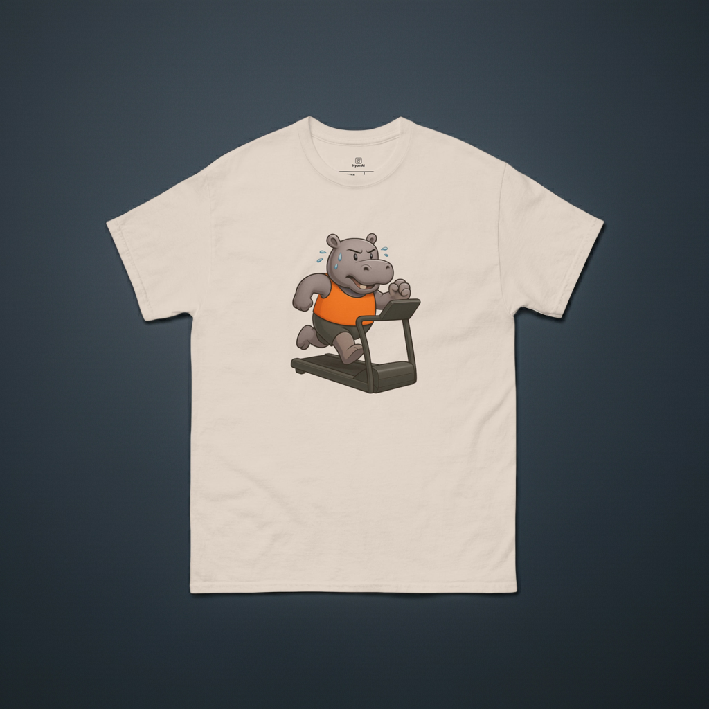 Unisex classic t-shirt Hippo