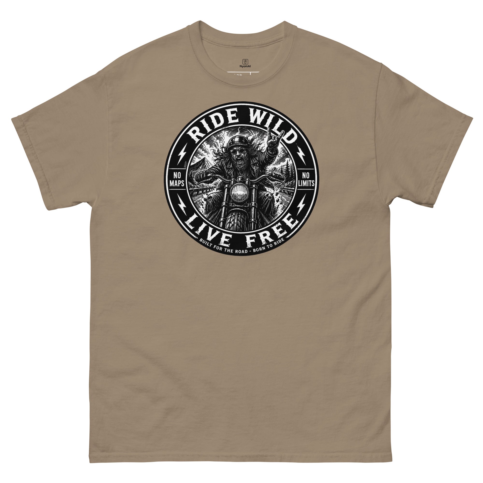Ride Wild T-Shirt – Soft Unisex Tee | NyomAI